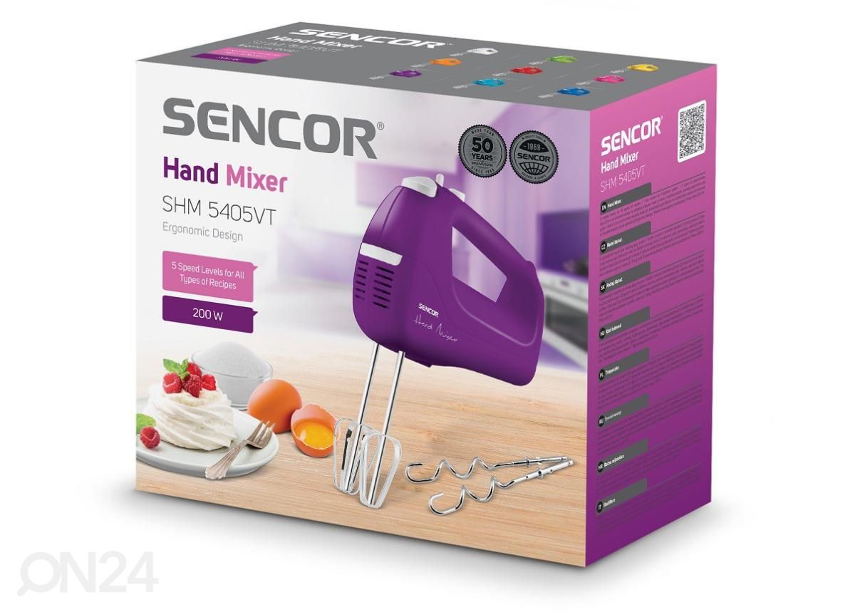 Миксер Sencor SHM5405VT, фиолетовый увеличить