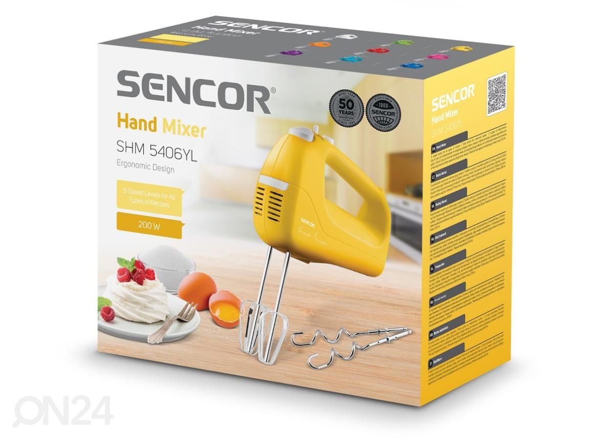 Миксер Sencor SHM5406YL, желтый увеличить