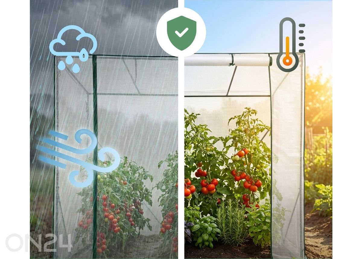 Мини-теплица 80x200 см увеличить