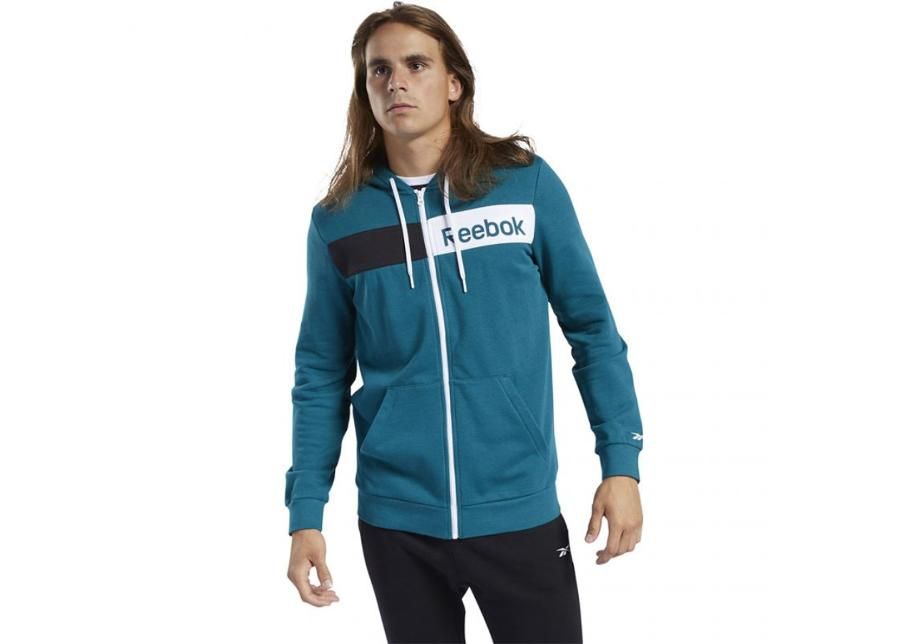 Мужская толстовка Reebok Logo FZ H M FJ4696 увеличить