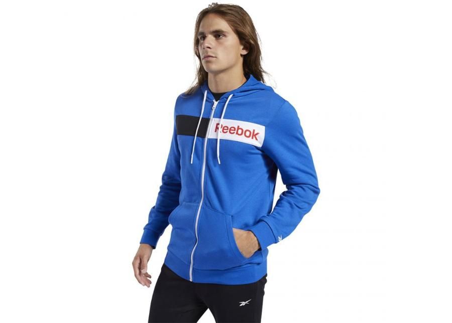 Мужская толстовка Reebok Logo FZ H M FK6117 увеличить