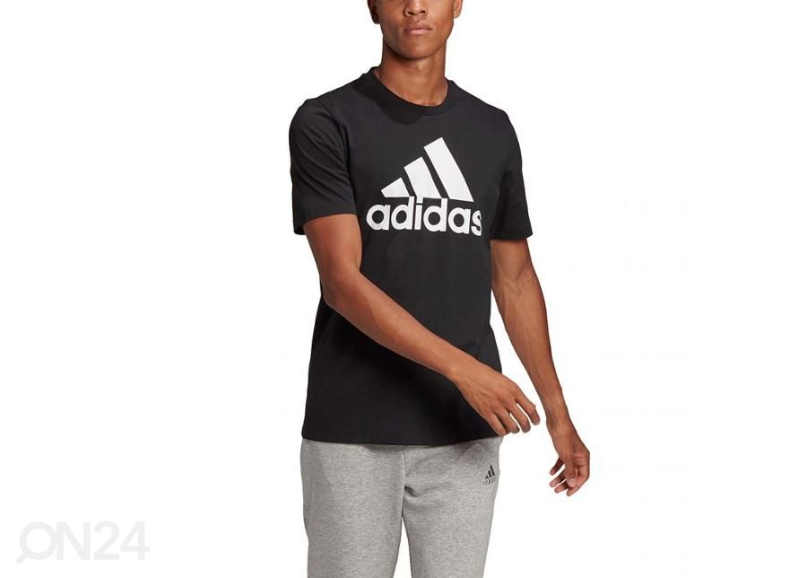 Мужская футболка для тренировок Adidas Essentials Big L увеличить