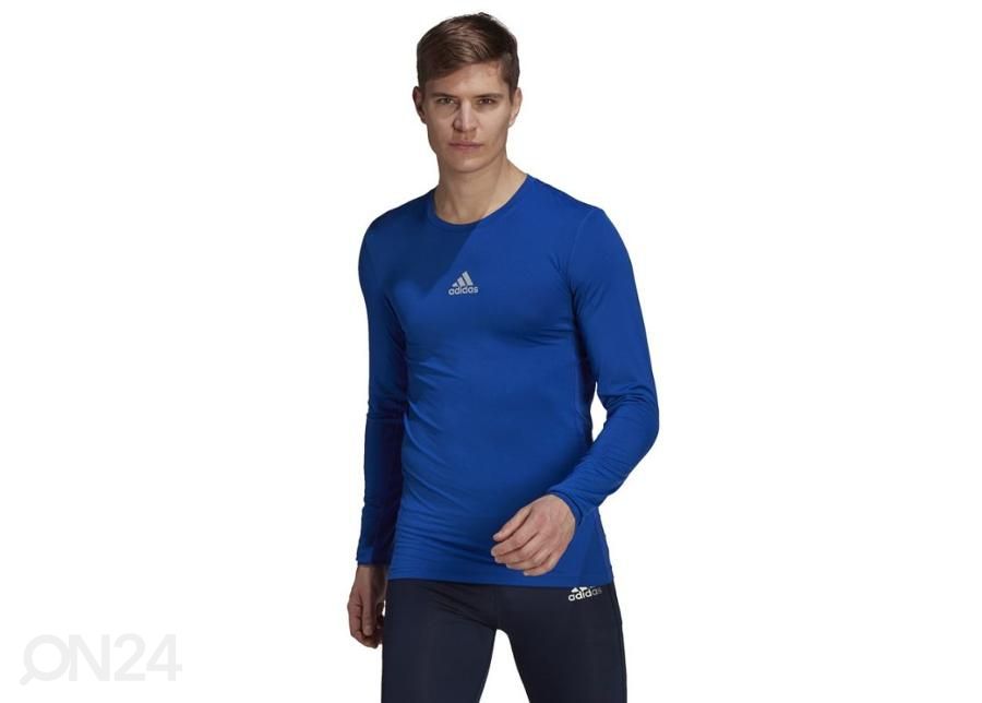 Мужская футбольная рубашка Adidas Techfit LS Top увеличить