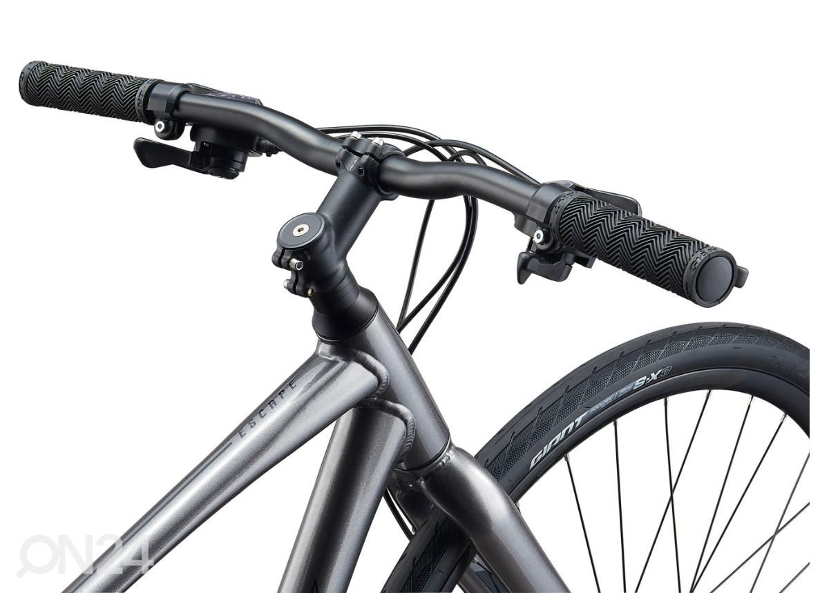 Мужской гибридный велосипед Giant Escape Disc 3 Metallic Black (2022) - M увеличить