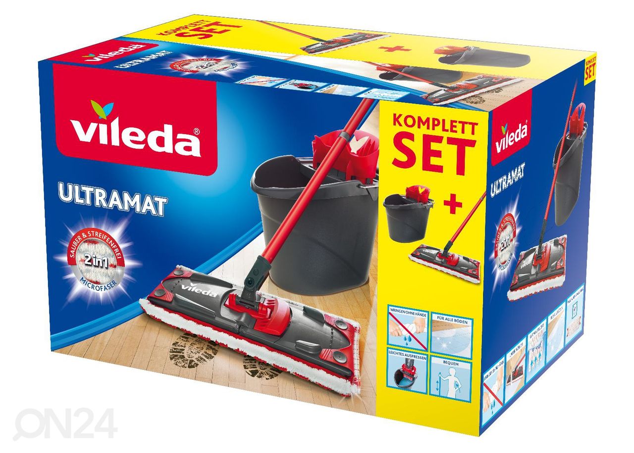 Набор для мытья полов Vileda Ultramax Complete Box увеличить