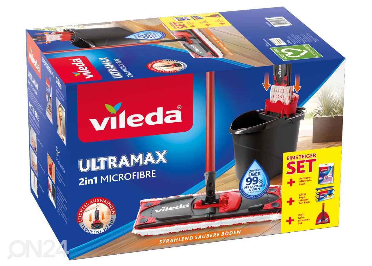 Набор для мытья полов Vileda Ultramax Starter Box увеличить