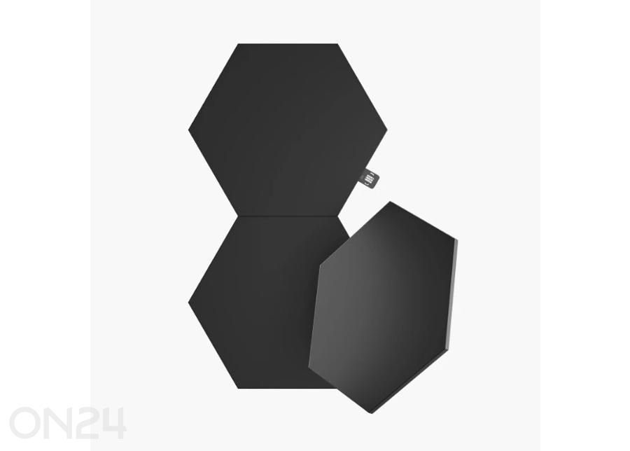 Набор для расширения Nanoleaf Shapes Black Hexagons (3 панели), черный увеличить