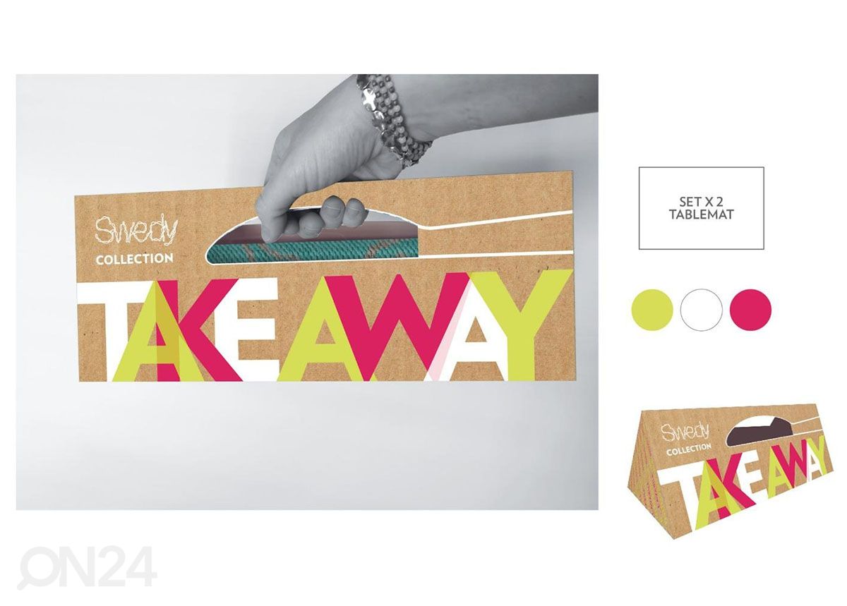 Набор сервировочных салфеток Dama, 2 шт увеличить