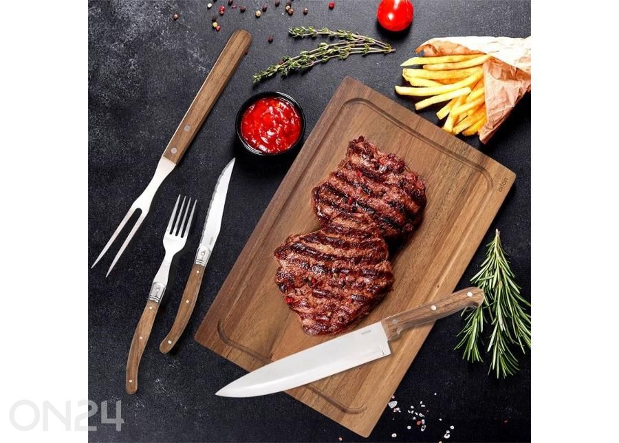 Набор столовых приборов для стейка, 15 предметов увеличить