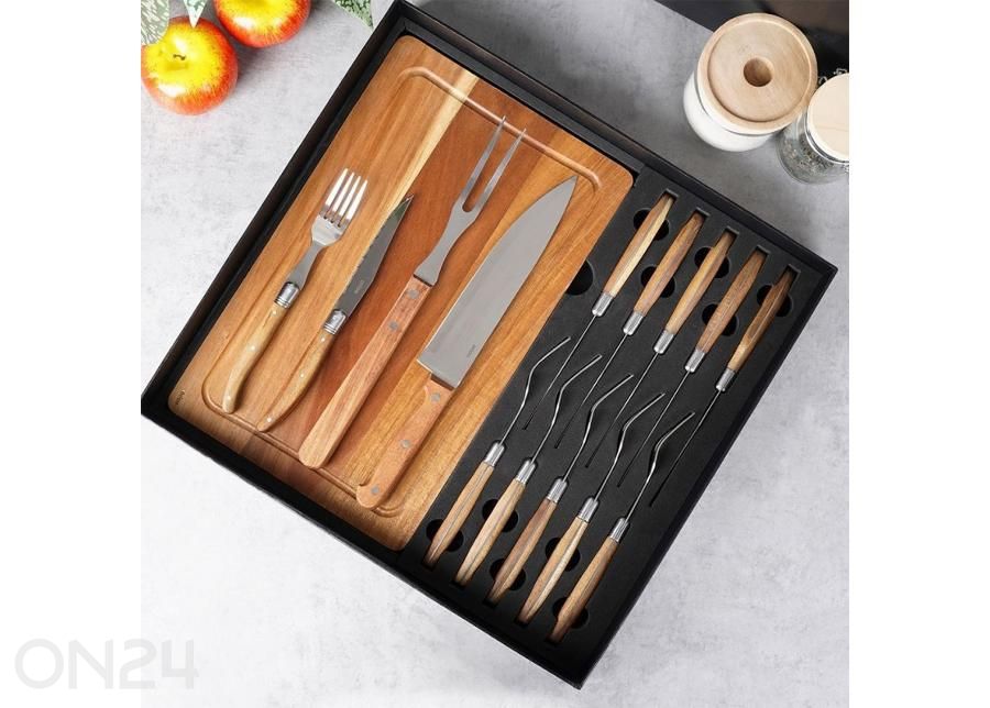 Набор столовых приборов для стейка, 15 предметов увеличить