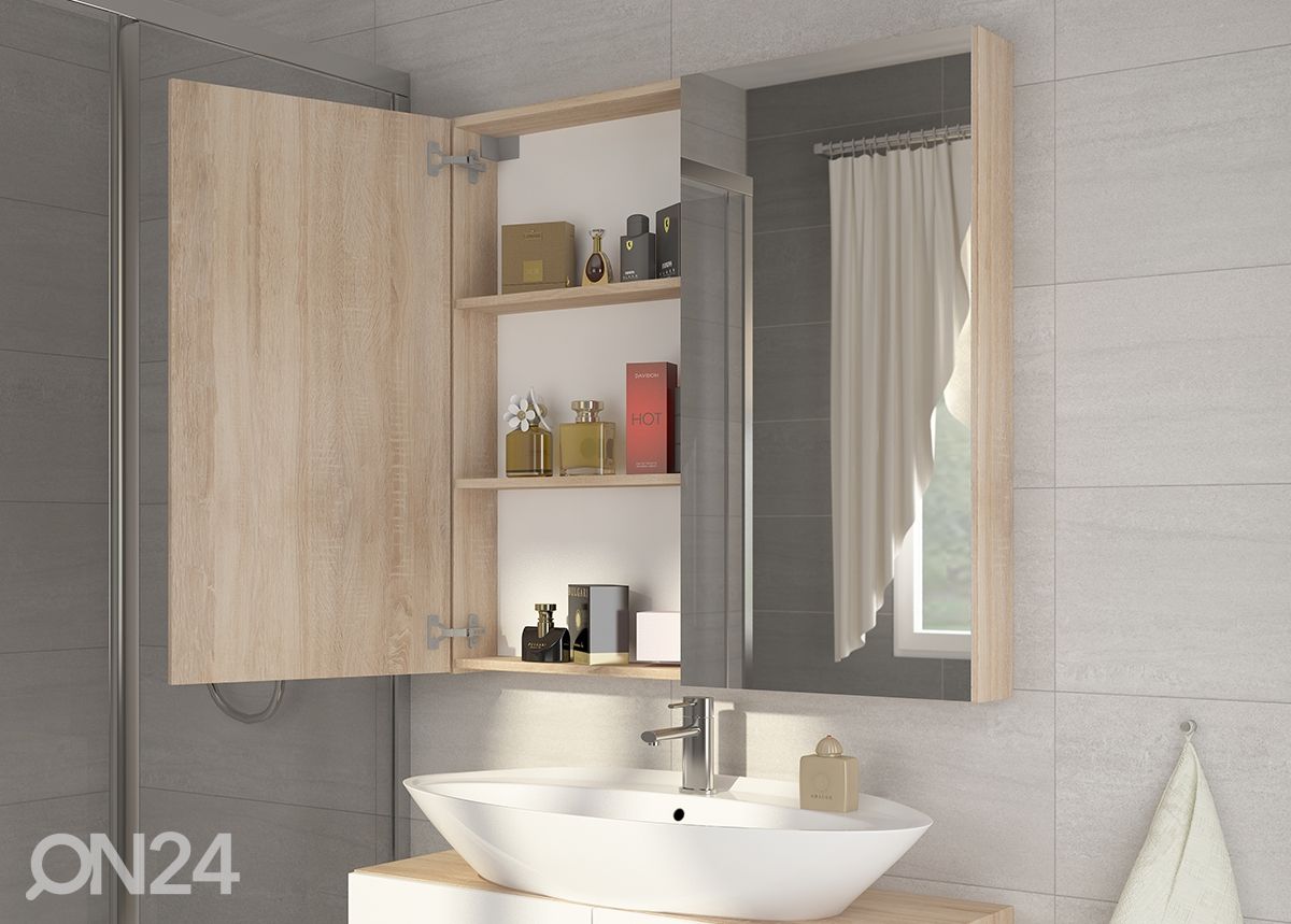 Навесной шкаф для ванной Sheep 100 см увеличить