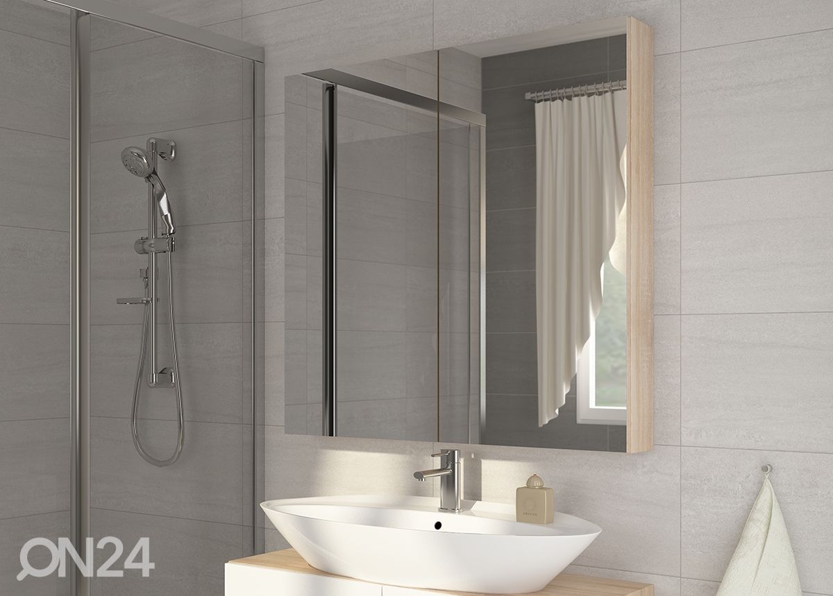 Навесной шкаф для ванной Sheep 100 см увеличить