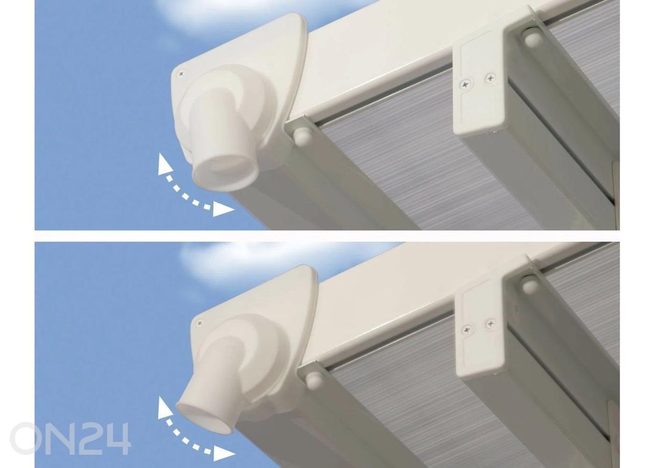 Навес для террасы Feria 3x3 м увеличить