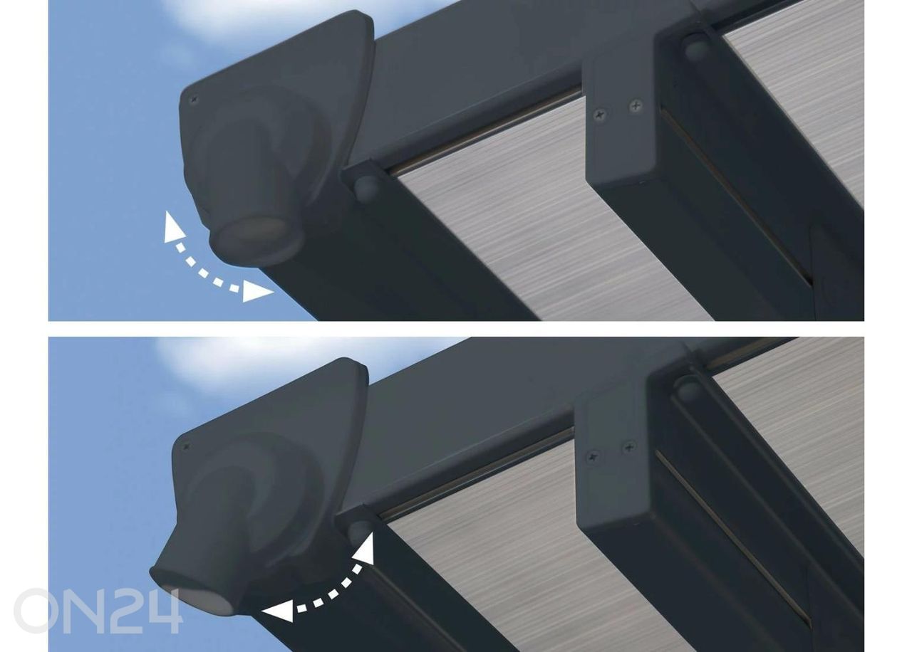 Навес для террасы Feria 3x3 м увеличить