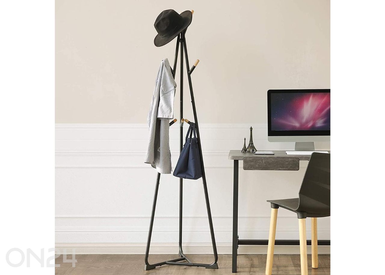 Напольная вешалка, цвет черный увеличить