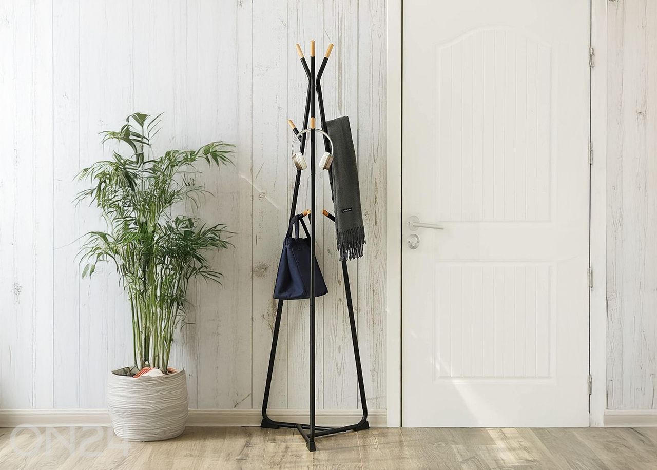Напольная вешалка, цвет черный увеличить