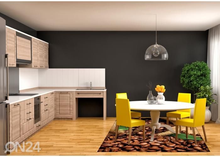 Напольная наклейка Coffee beans 170x170 см увеличить