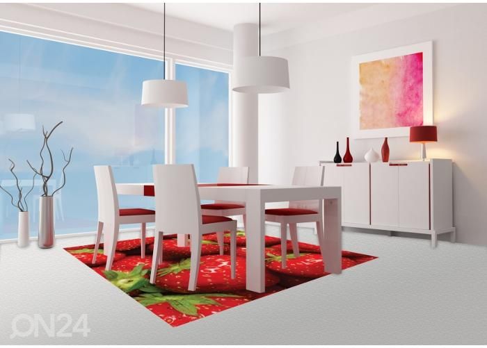 Напольная наклейка Strawberries 170x170 см увеличить
