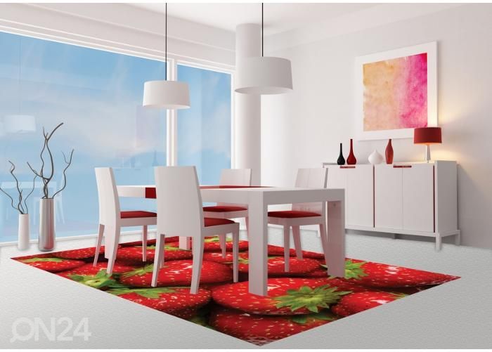 Напольная наклейка Strawberries 255x170 см увеличить