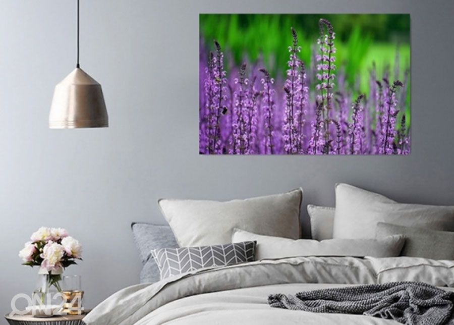 Настенная картина Blooming lavender 40x50 см увеличить