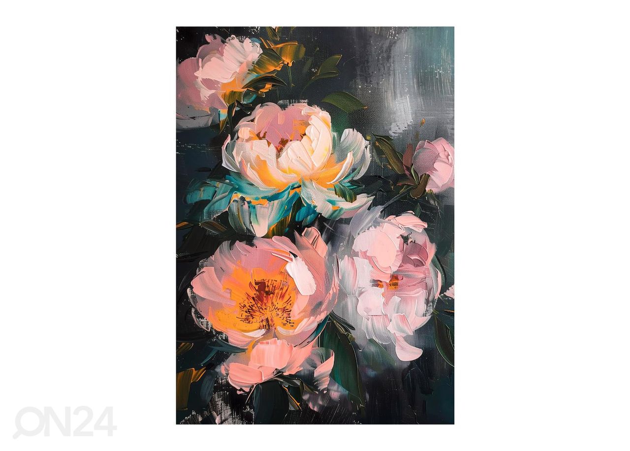 Настенная картина Orange Flowers 60x80 см увеличить