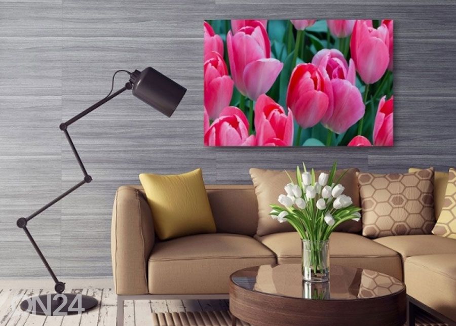 Настенная картина Pink tulips 40x50 см увеличить