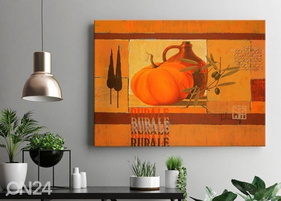 Настенная картина Pumpkin and olive oil 3D 98x68 см увеличить