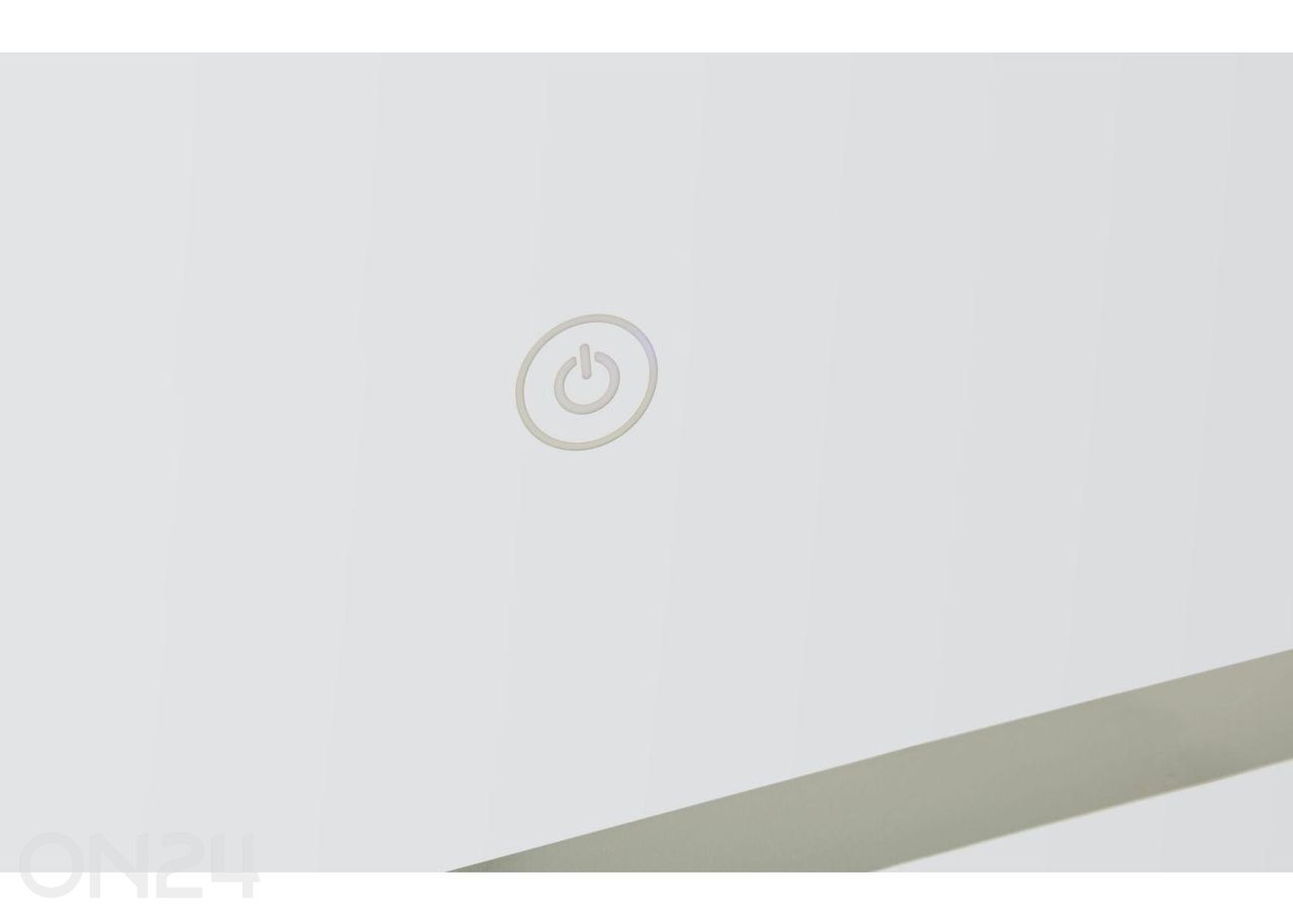 Настенное зеркало LED 60x80 см, серебристое увеличить