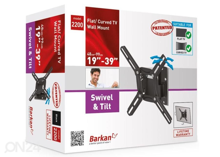 Настенное крепление для телевизора Barkan 2200.B 13 "- 39" увеличить