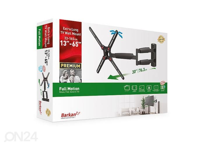 Настенное крепление для телевизора Barkan BM343XL 13 "-65", Extra Long увеличить