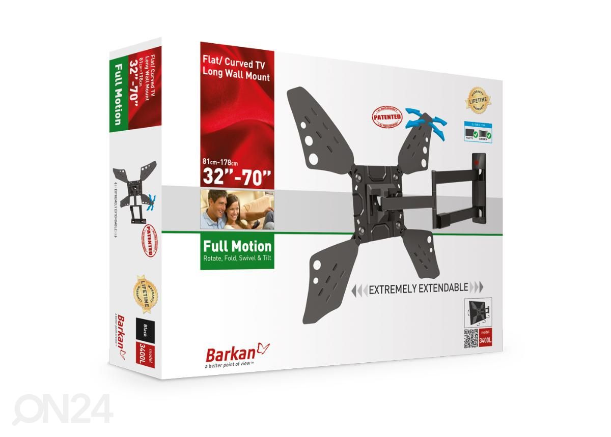 Настенное крепление для телевизора Barkan E3400L.B 40 "- 70" увеличить
