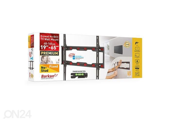 Настенное крепление для телевизора Barkan ND300.B 19 "- 65", для гипсовой стены увеличить