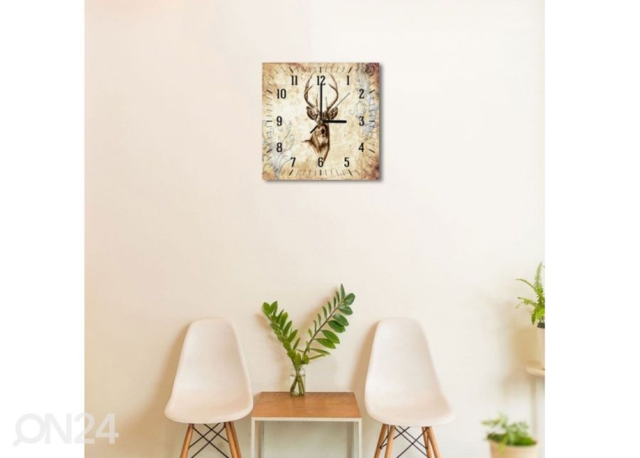 Настенные часы с изображением Deer 2 увеличить