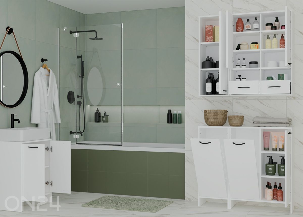 Настенный шкаф для ванной Nina увеличить