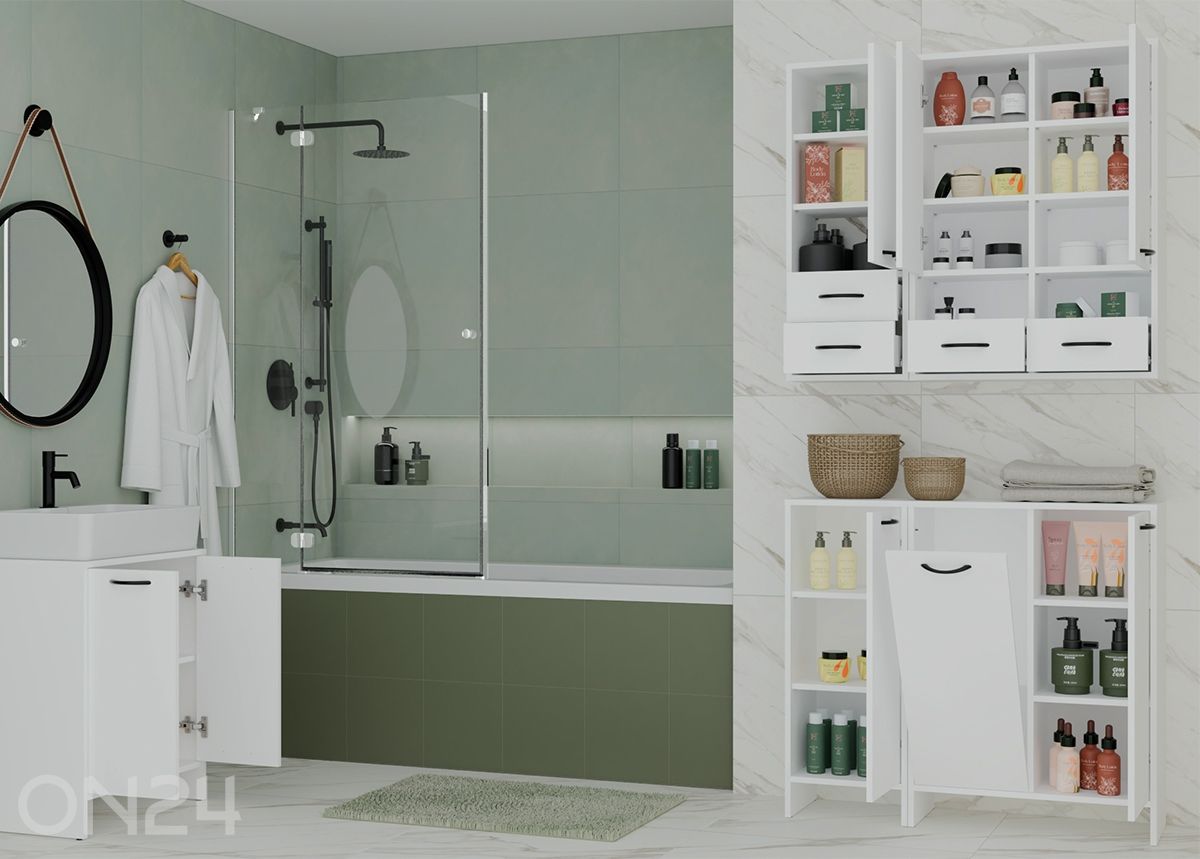 Настенный шкаф для ванной Nina увеличить