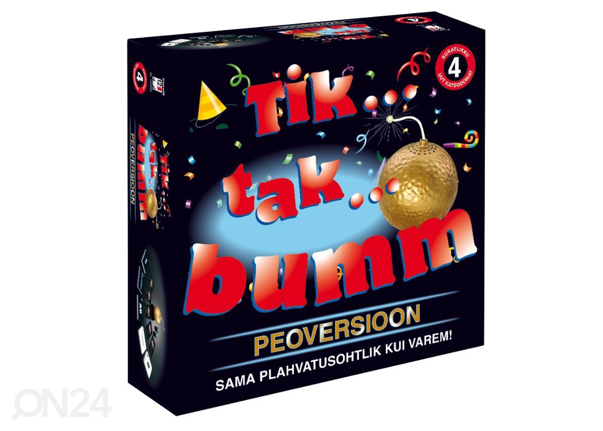 Настольная игра Tik Tak Bumm Party (на эстонском языке) увеличить