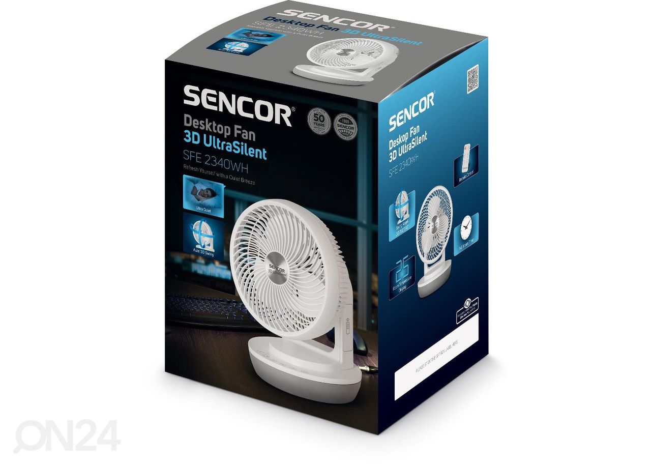 Настольный вентилятор Sencor SFE2340WH увеличить