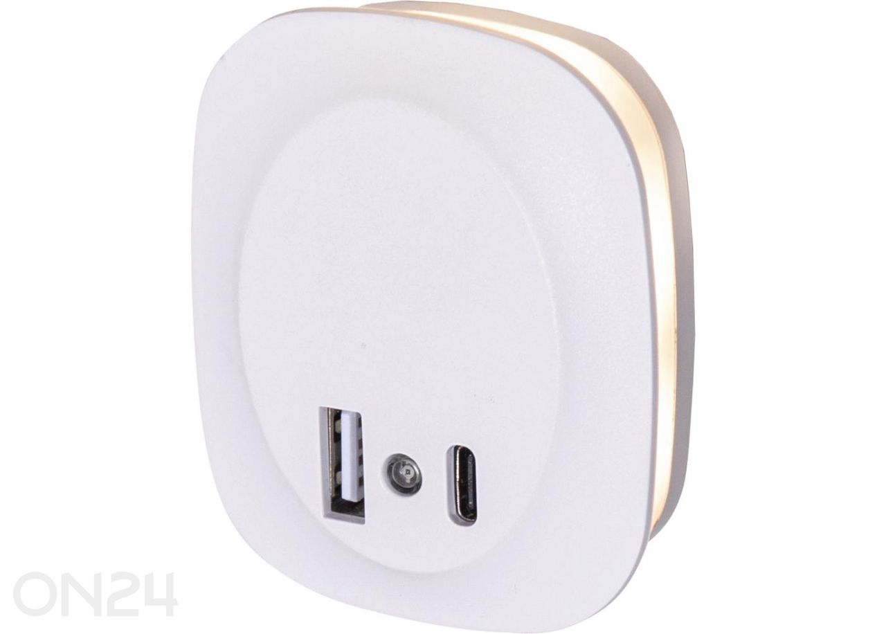 Ночник с USB-зарядкой увеличить