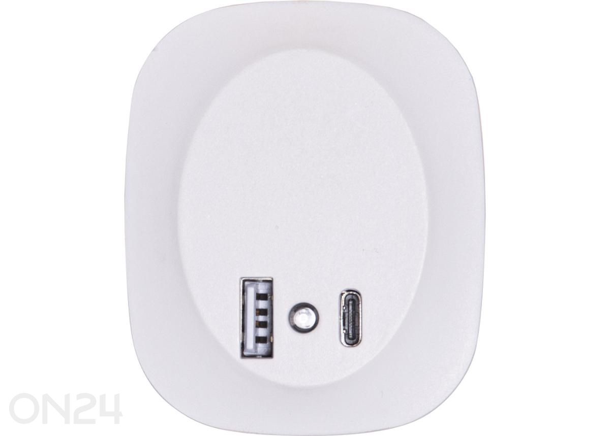 Ночник с USB-зарядкой увеличить