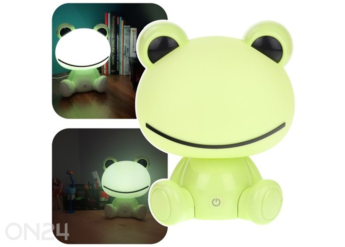 Ночник Frog LED, зеленая увеличить