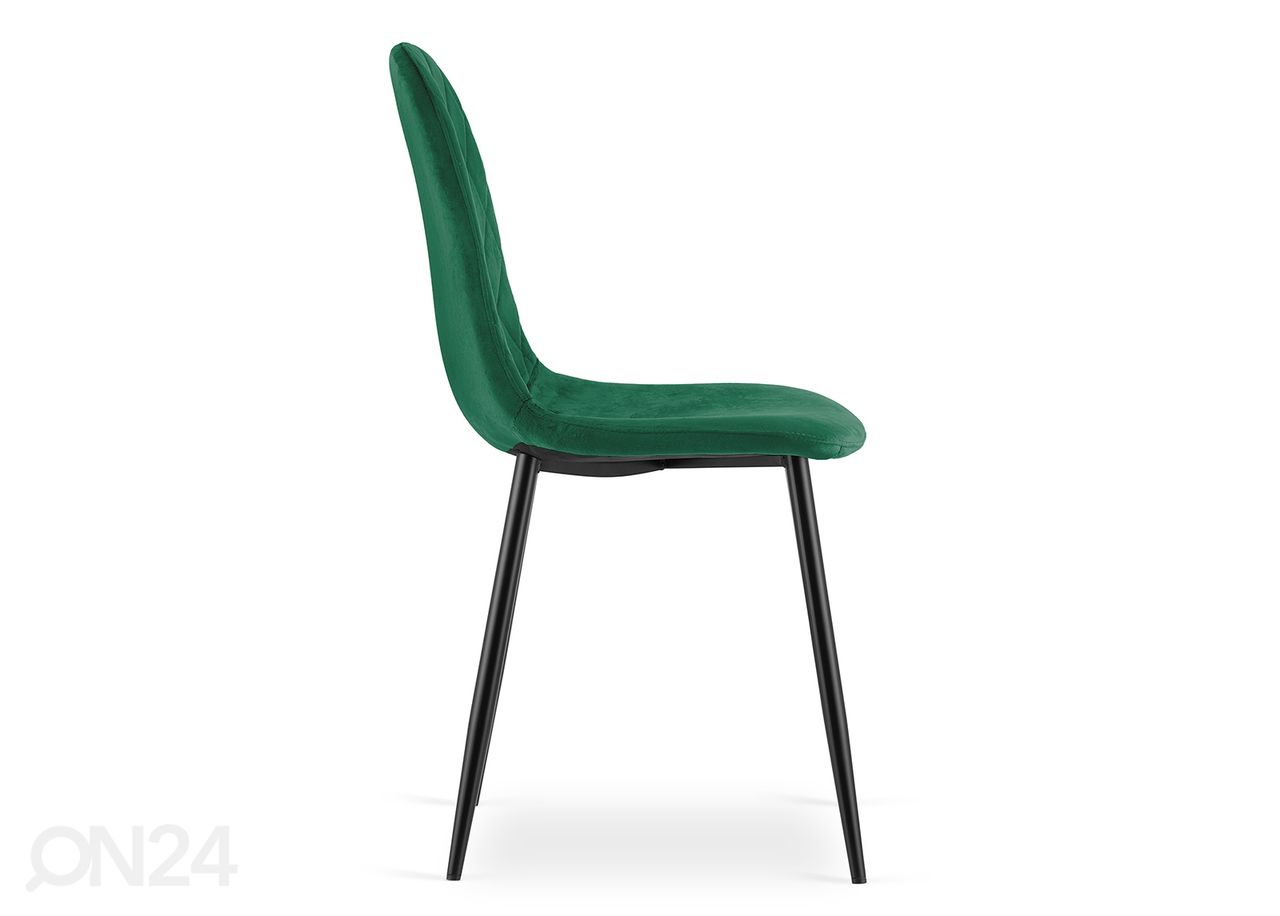 Обеденные стулья Asti 4 шт, тёмно-зелёный увеличить