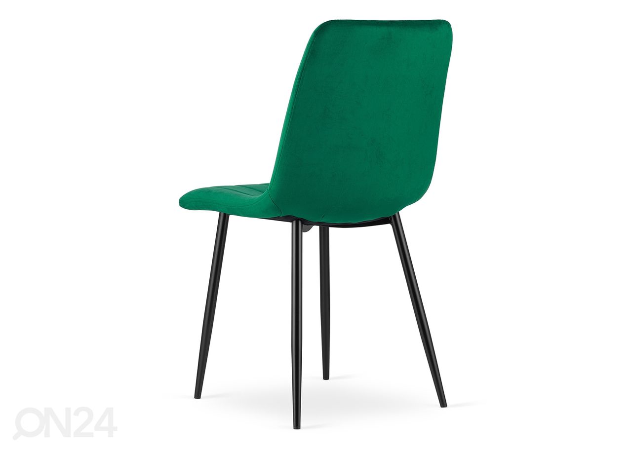 Обеденные стулья Lava 4 шт, тёмно-зелёный увеличить