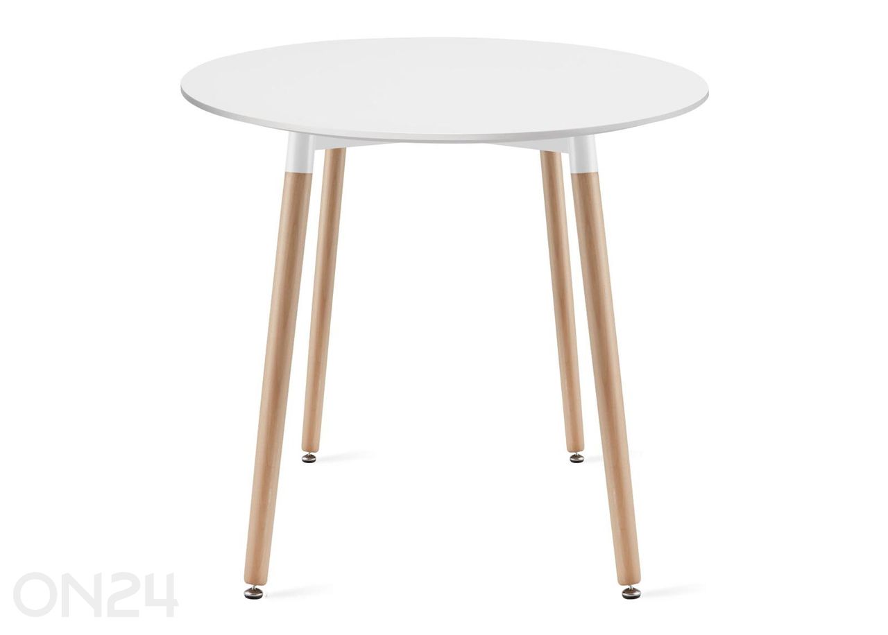 Обеденный стол Ø80 см увеличить