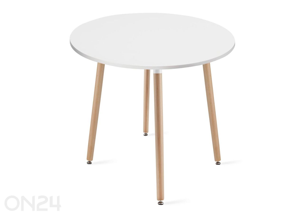 Обеденный стол Ø80 см увеличить