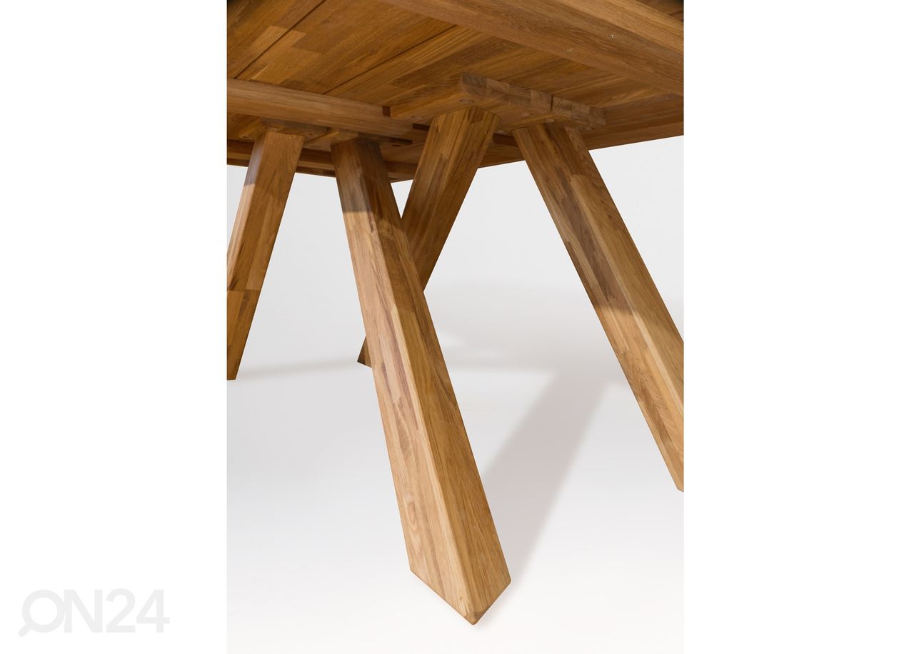 Обеденный стол из массива дуба Dexter 1 200x100 cm увеличить