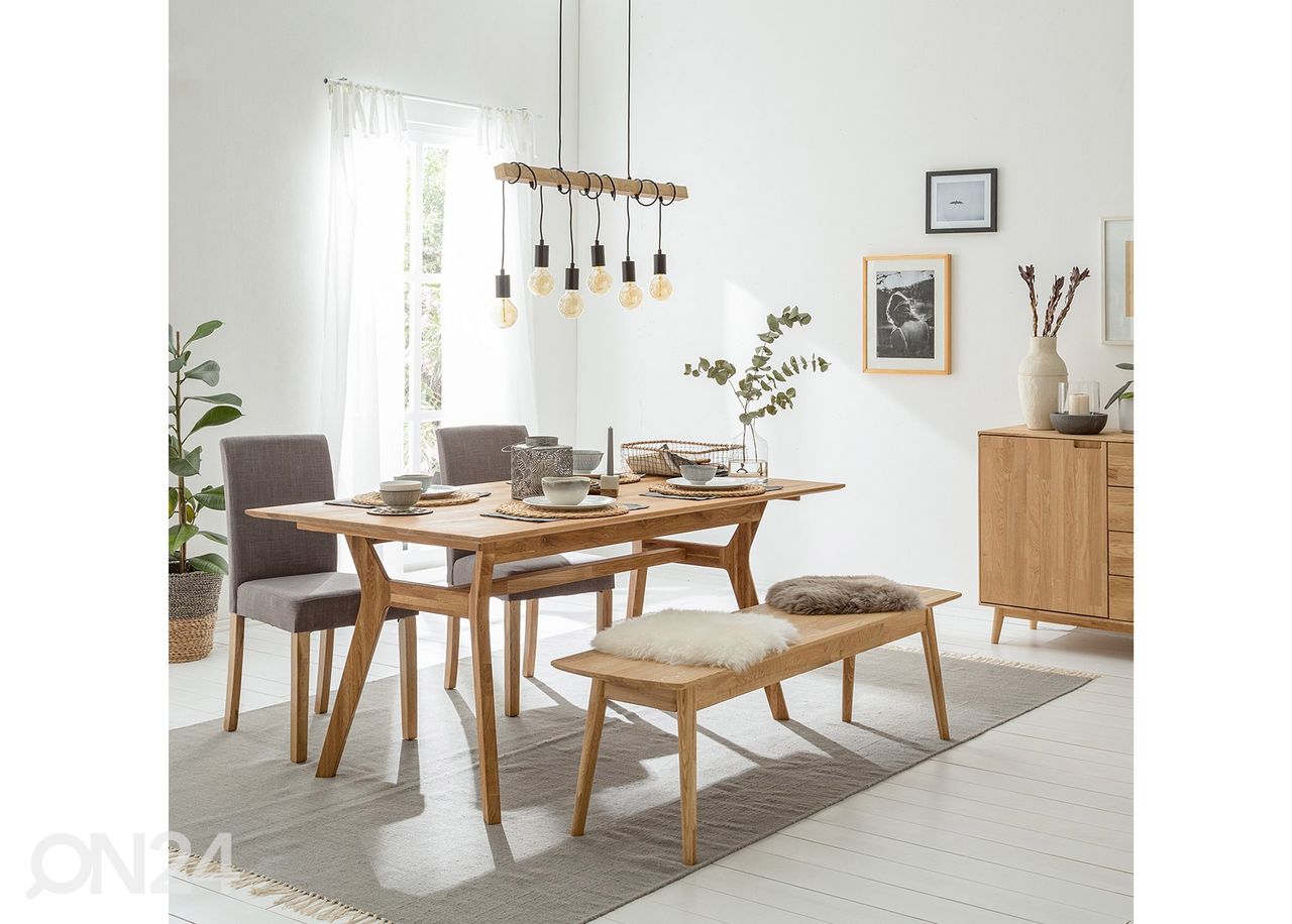 Обеденный стол из массива дуба Helsinki 170x90 cm увеличить