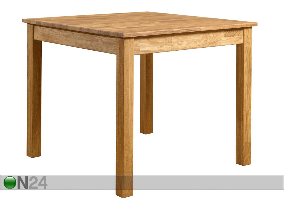 Обеденный стол из массива дуба Lem 90x90 cm увеличить