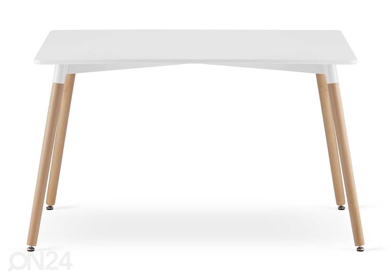 Обеденный стол Adria 80x120 cm, белый увеличить
