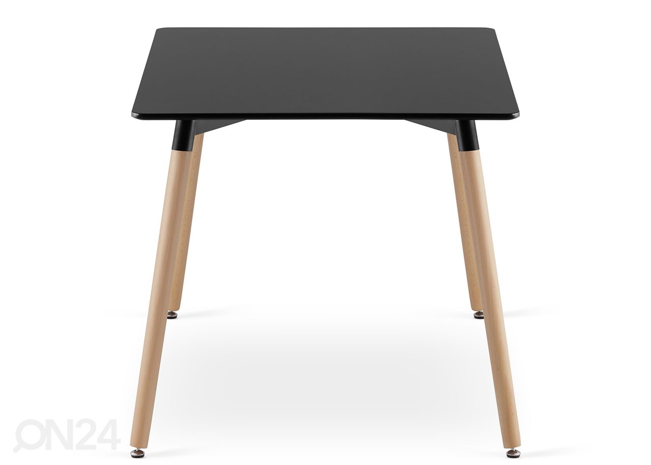 Обеденный стол Adria 80x120 cm, чёрный увеличить