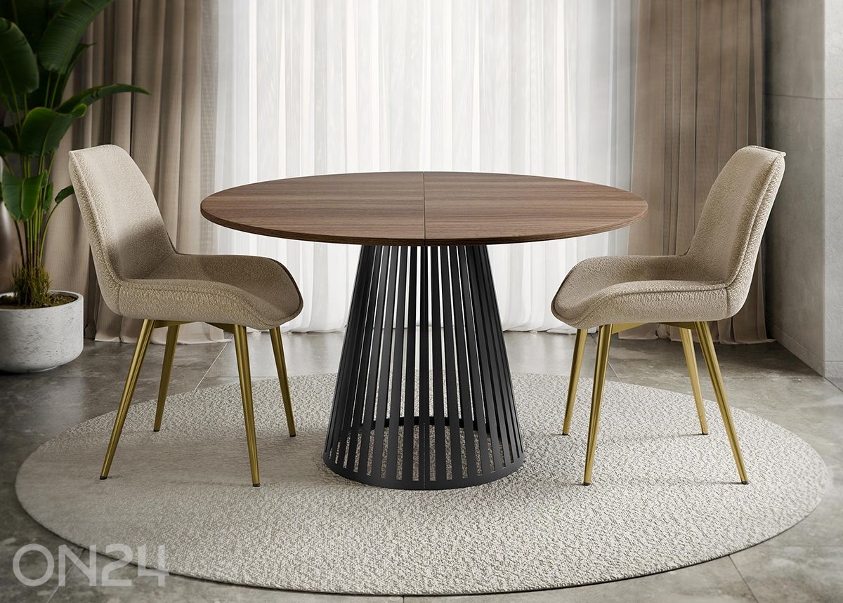 Обеденный стол Cone 120x120-196 см увеличить